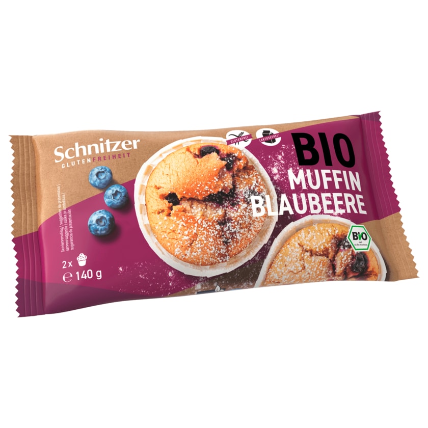 Schnitzer Bio Muffins Blueberry glutenfrei 140g